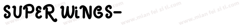 SUPER WiNGS字体转换